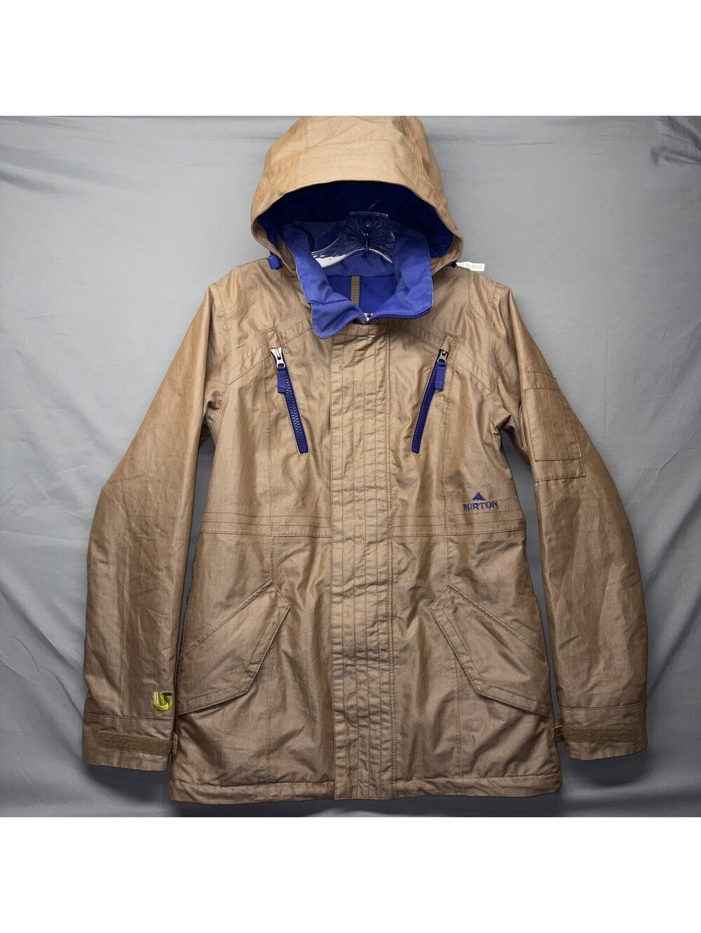 Burton Dryride Prowess Jacket Womens Small Hooded Ski Snowboard Winter Coat